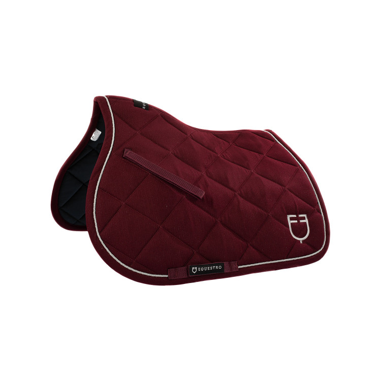 Zadeldek springen in katoen met biesjes en logo Diamond Equestro
