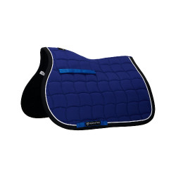 Ademende katoenen springzadeldek White Trim Equestro