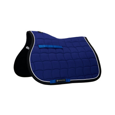 Ademende katoenen springzadeldek White Trim Equestro