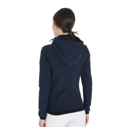 Aangepaste softshell-jas met fleecevoering voor dames Gardena Equestro Marine Marineblauw Aangepaste softshell-jas met fleecevoering voor dames Gardena Equestro Marine Marineblauw