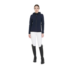 Aangepaste softshell-jas met fleecevoering voor dames Gardena Equestro Marine Marineblauw Aangepaste softshell-jas met fleecevoering voor dames Gardena Equestro Marine Marineblauw