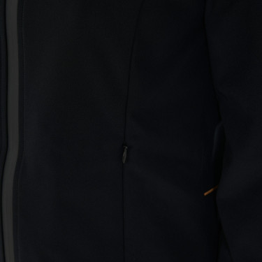 Aangesloten softshell-jas met winddichte rits voor dames Equestro Zwart