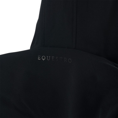 Aangesloten softshell-jas met winddichte rits voor dames Equestro Zwart