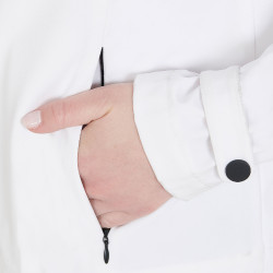 Aangesloten softshell-jas met winddichte rits voor dames Equestro Wit