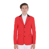 Wedstrijdjas heren 3 knopen Elegance Equestro Zwart