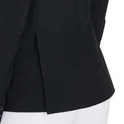 Wedstrijdjasje dames met anatomische snit 4 knopen Active Equestro Zwart Wedstrijdjasje dames met anatomische snit 4 knopen Active Equestro Zwart