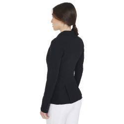 Wedstrijdjas met 3 knopen dames Elegance Equestro Zwart