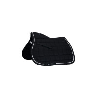 Zadeldekje pony White Trim Equestro Zwart / zwart
