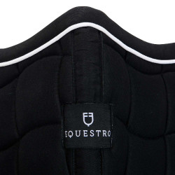 Zadeldekje pony White Trim Equestro Zwart / zwart Zadeldekje pony White Trim Equestro Zwart / zwart