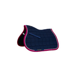 Zadeldekje pony White Trim Equestro Marine / fuchsia Blauw