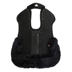 Schokdemper SP WFS suède schapenvacht Acavallo Zwart / zwart