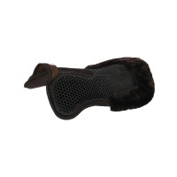 Schokdemper achter van suède met schapenvacht en voor van gel Acavallo Zwart / wit Schokdemper achter van suède met schapenvacht en voor van gel Acavallo Zwart / wit