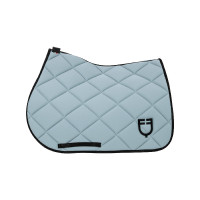 Zadeldekje springen in ademende technische stof limited edition GP Equestro Hemelsblauw / zwart Zadeldekje springen in ademende technische stof limited edition GP Equestro Hemelsblauw / zwart
