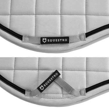 Zadeldek springen van ademende technische stof collectie Elegance Equestro Wit Zadeldek springen van ademende technische stof collectie Elegance Equestro Wit