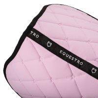 Zadeldek springen in technisch stof Black Line Edition Equestro Orchidee boeket Roze