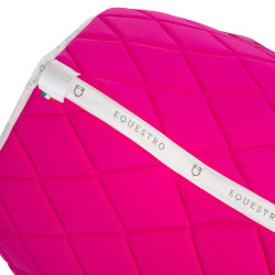 Zadeldekje springen in technische stof met GP Equestro-logo Fuchsia / wit Roze Zadeldekje springen in technische stof met GP Equestro-logo Fuchsia / wit Roze