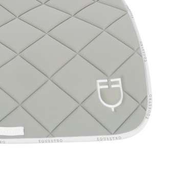 Zadeldekje springen in technische stof met GP Equestro-logo Lichtgroen / wit