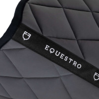 Zadeldoek springen in technische stof met geborduurd logo Black Line Edition Equestro Marine Marineblauw Zadeldoek springen in technische stof met geborduurd logo Black Line Edition Equestro Marine Marineblauw