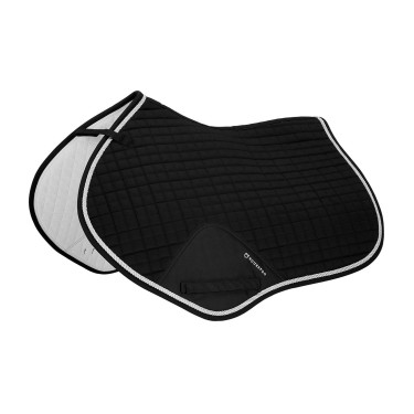 Zadeldekje springen in gemodelleerd katoen Equestro Zwart