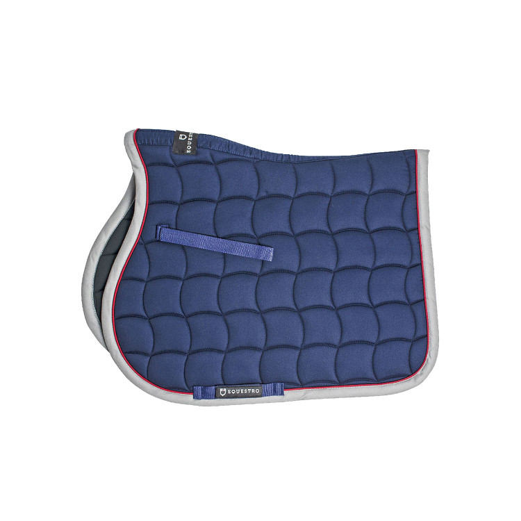 Springzadeldoek met contrasterende biezen Red Trim Equestro