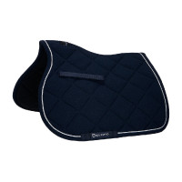 Springschabrak pony Diamond van katoen met biezen Equestro Marine Marineblauw