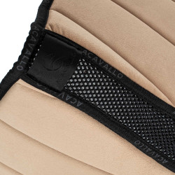 Gewatteerd springzadeldek Louvre en bamboe JS CW-3DS Acavallo Zandkleurig Beige Gewatteerd springzadeldek Louvre en bamboe JS CW-3DS Acavallo Zandkleurig Beige