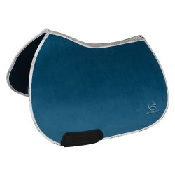 Springzadeldek Louvre JS CW-3DS Acavallo Oceaan Blauw