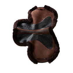 Springdeken Numnah met gelgrip aan beide zijden en volledige schapenvacht rand Acavallo Bruin / bruin Springdeken Numnah met gelgrip aan beide zijden en volledige schapenvacht rand Acavallo Bruin / bruin