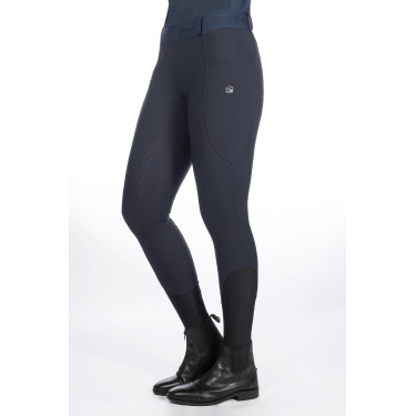 Legging Aruba basis 1/1 en silicone HKM Donkerblauw Legging Aruba basis 1/1 en silicone HKM Donkerblauw