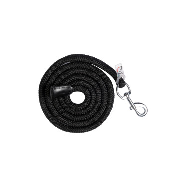 Longe Carlotta met musketonhaak HKM Zwart