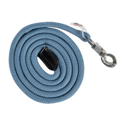 Longe Carlotta met paniekhaak HKM Blauwgrijs