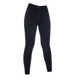 Damesbroek Harbour Island Denim met siliconen kniestukken HKM