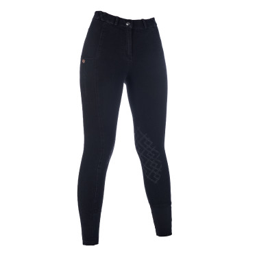 Damesbroek Harbour Island Denim met siliconen kniestukken HKM