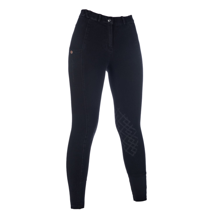 Damesbroek Harbour Island Denim met siliconen kniestukken HKM