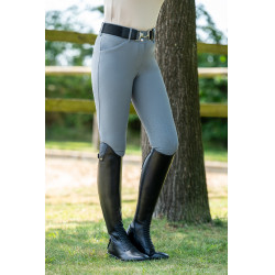Damesbroek Tampa met siliconen kniestukken HKM Grijs