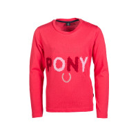 Kinderpoloshirt met lange mouwen Aymee HKM Roze