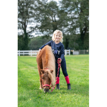 Kinderpoloshirt met lange mouwen Aymee HKM Donkerblauw