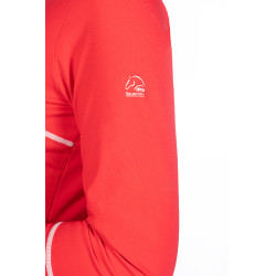 Dames functioneel T-shirt Aruba lange mouwen HKM Rood Dames functioneel T-shirt Aruba lange mouwen HKM Rood
