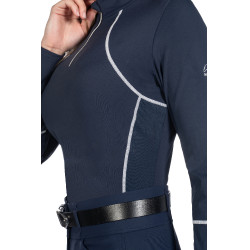 Dames functioneel T-shirt Aruba lange mouwen HKM Donkerblauw Dames functioneel T-shirt Aruba lange mouwen HKM Donkerblauw