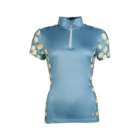 Functioneel dames-T-shirt Austin HKM Lichtgeel / hemelsblauw