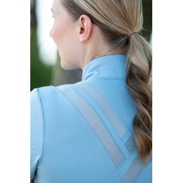 Functioneel dames-T-shirt Nashville HKM Lichtblauw