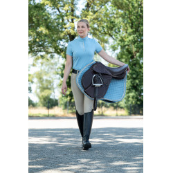 Functioneel dames-T-shirt Nashville HKM Lichtblauw