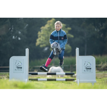 Kinderfleecejack Aymee HKM Blauwgrijs