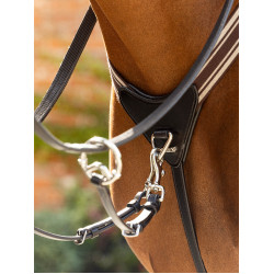 Elastische borsttuig Arika LeMieux Bruin / zilver