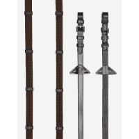 Teugels LeMieux Webbed Continental Bruin / zilver