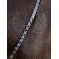 Gevlochten teugels LeMieux Bruin / zilver