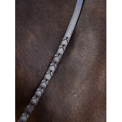 Gevlochten teugels LeMieux Bruin / zilver