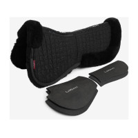 LeMieux Merino+ ProSorb 2-Pocket schokdemper met inlages Zwart / zwart