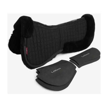 LeMieux Merino+ ProSorb 2-Pocket schokdemper met inlages Zwart / zwart