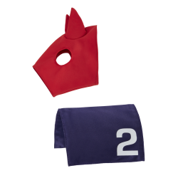 Tapijt en masker van lycra LeMieux voor speelgoed Mini Pony